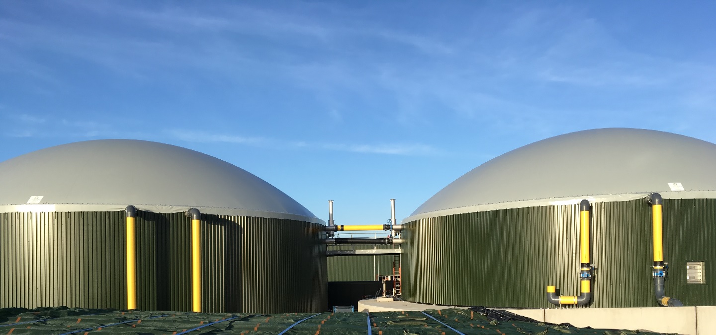 Groen gas installatie