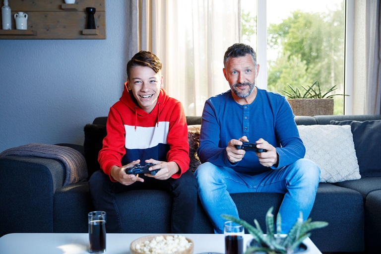 vader zoon gamen