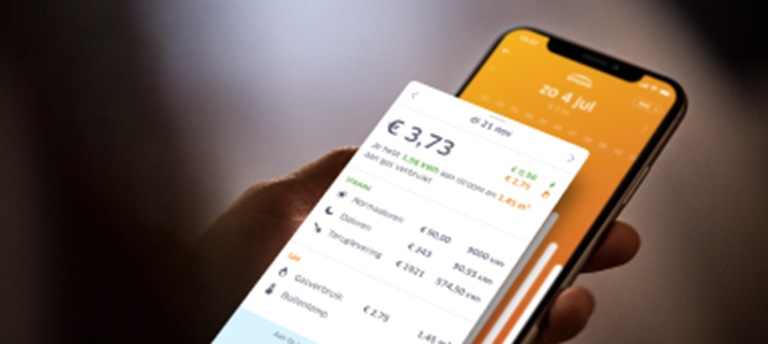Energiekosten in de app