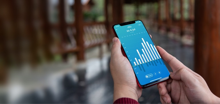 Energieverbruik in de app