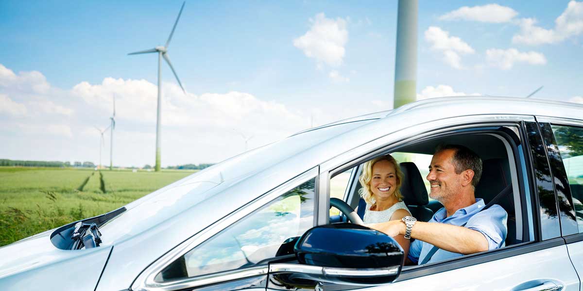 elektrisch rijden en windmolens