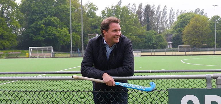Klaas de Jong: voorzitter van hockeyclub Phoenix