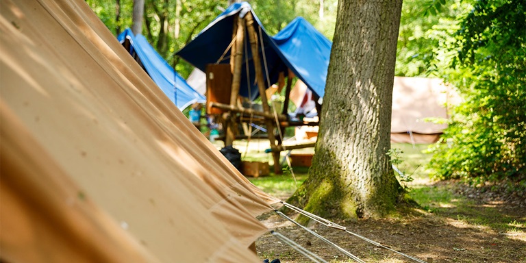 Ondernemen in de Sport en Recreatie: tenten bij Ada's Hoeve