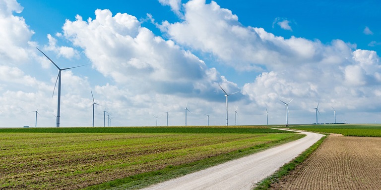 Duurzame energie windmolens
