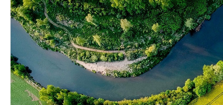 landschap rivier