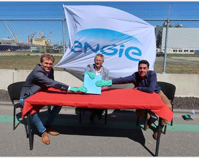 Ondertekening rubis terminal engie
