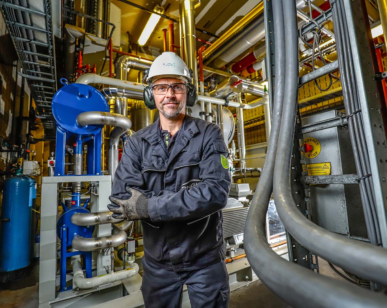 michel drost bij installatie