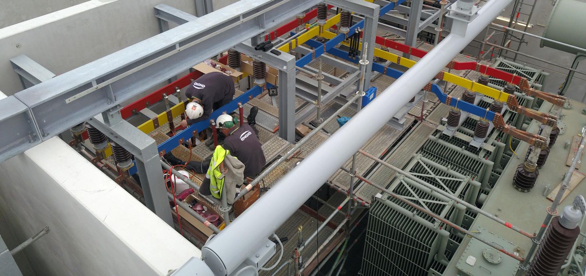 hoogspanning services montage eemshaven
