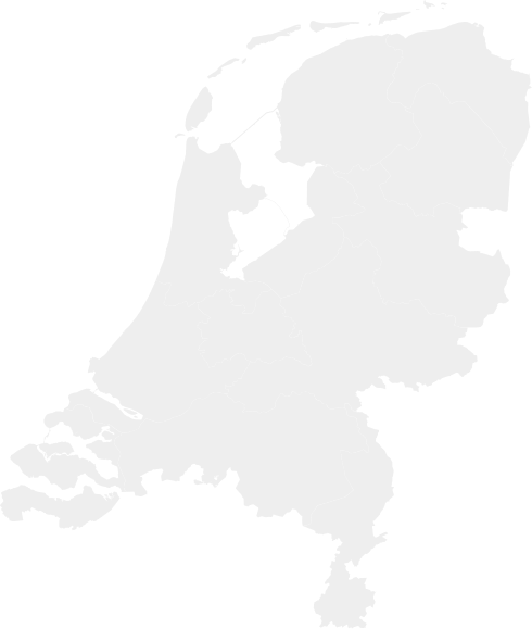 plattegrond van nederland