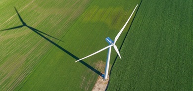windmolen van boven