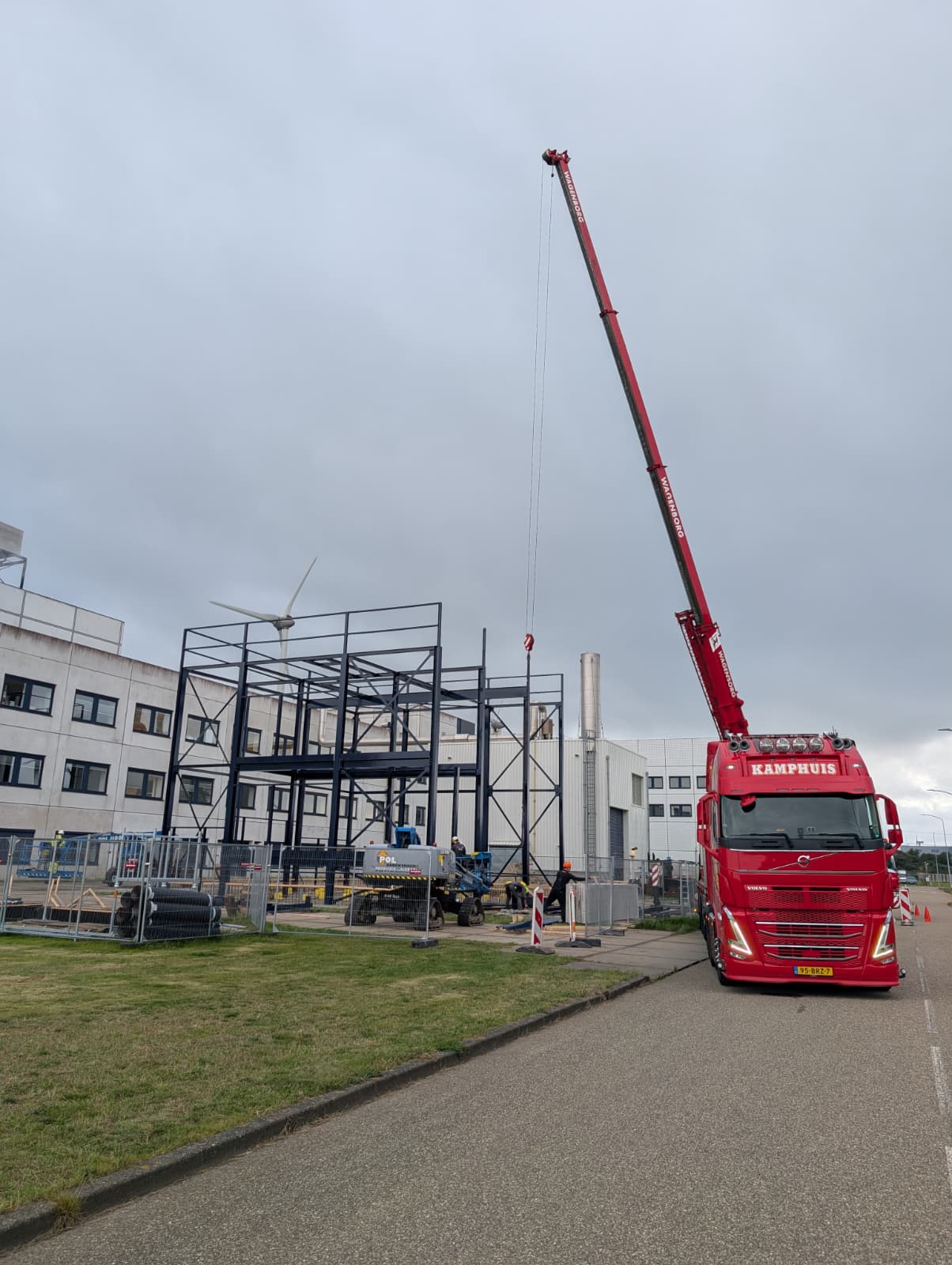 Bouw e-boiler Eemscentrale