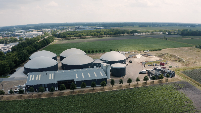 Groen gas installatie Hardenberg