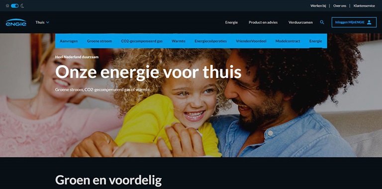 darkmode engie.nl