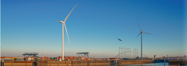 Windpark De Groene Delta Nijmegen