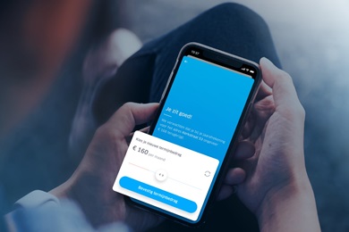 Termijnbedrag check in de app