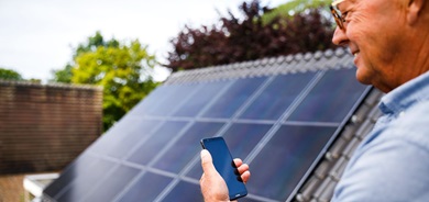 Inzicht in teruglevering via de app