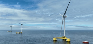 Windfloat Atlantic drijvend windpark