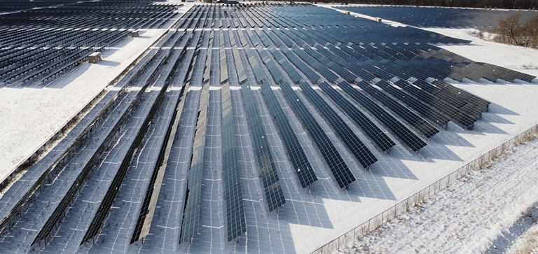 Zonnepanelen winter
