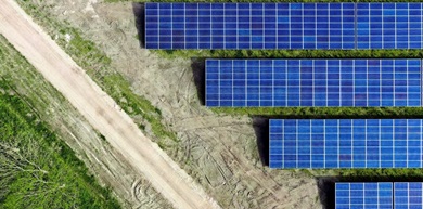 Zonnepark flevokust Lelystad