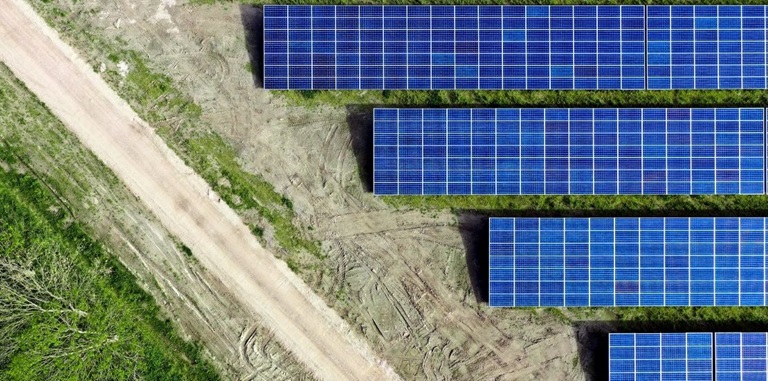 Zonnepark flevokust Lelystad