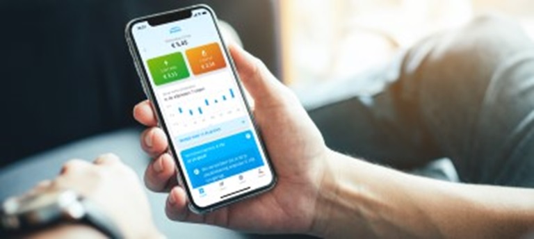 Inzicht via energie app