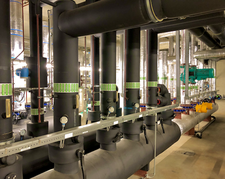 Opwek van energie en diverse utilities voor het ziekenhuis in de energiecentrale