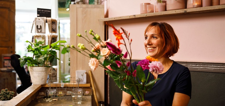 Ondernemer Bloemenzaak